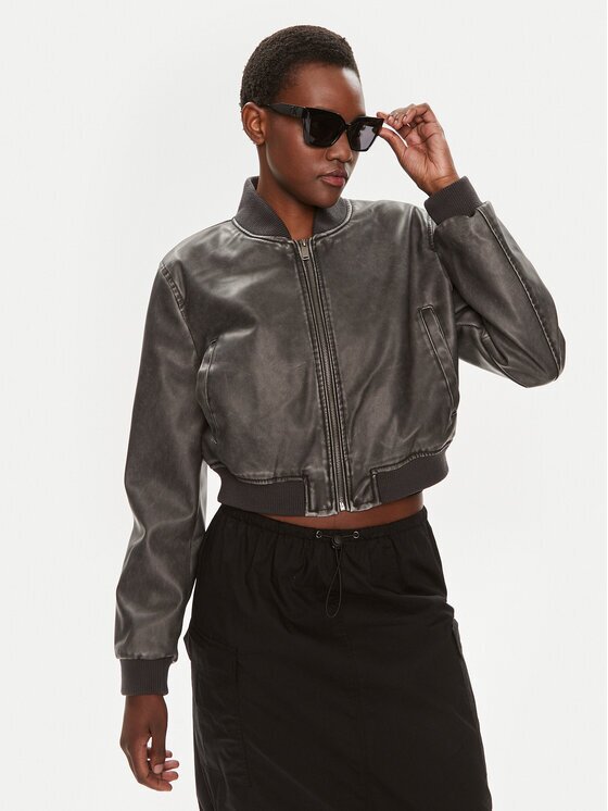 BRAVE SOUL Geacă bomber LJK-BENOITE Negru Straight Fit
