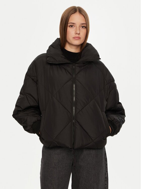 BRAVE SOUL Geacă din puf LJK-ELDAN Negru Regular Fit