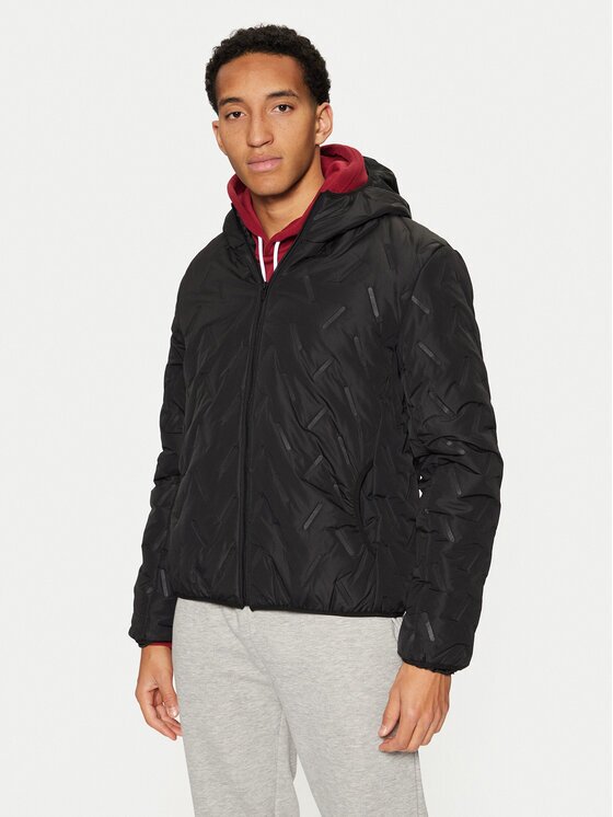BRAVE SOUL Geacă MJK-FURNACE Negru Regular Fit