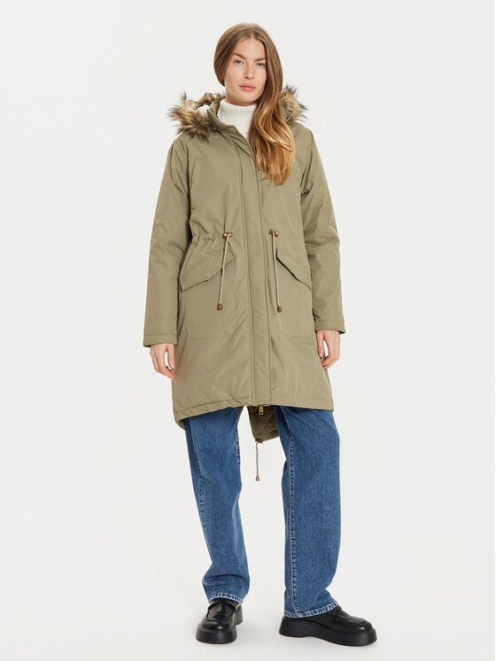 BRAVE SOUL Hanorac LJK-GREGORY Kaki Regular Fit