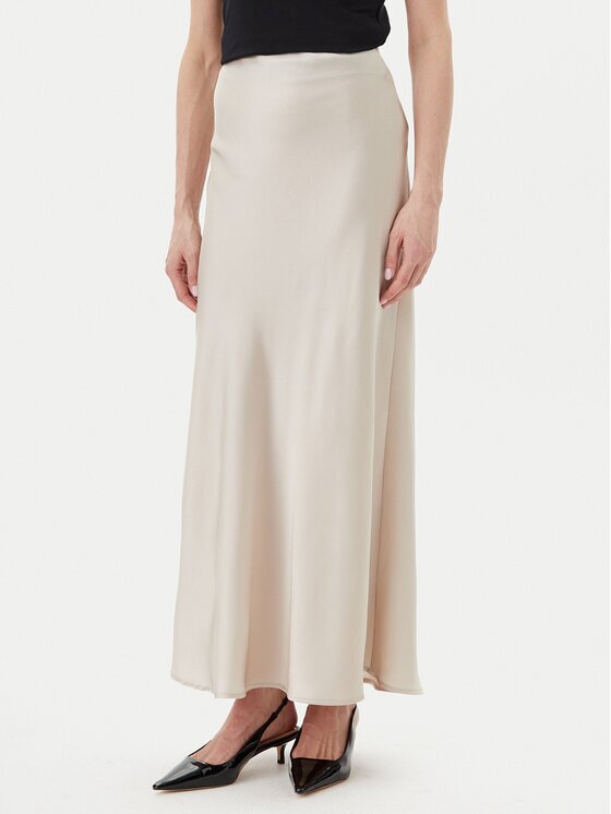 Bruuns Bazaar Fustă maxi Joanelle BBW4296 Écru Regular Fit
