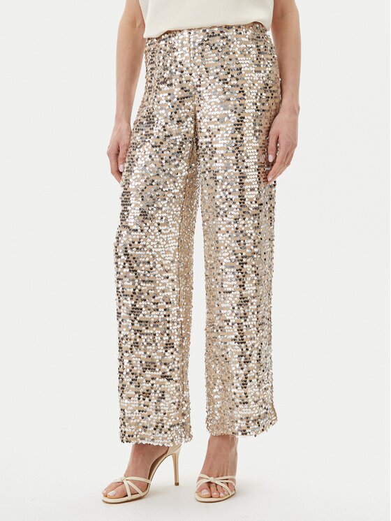 Bruuns Bazaar Pantaloni din material Brinna BBW4390 Loose Fit