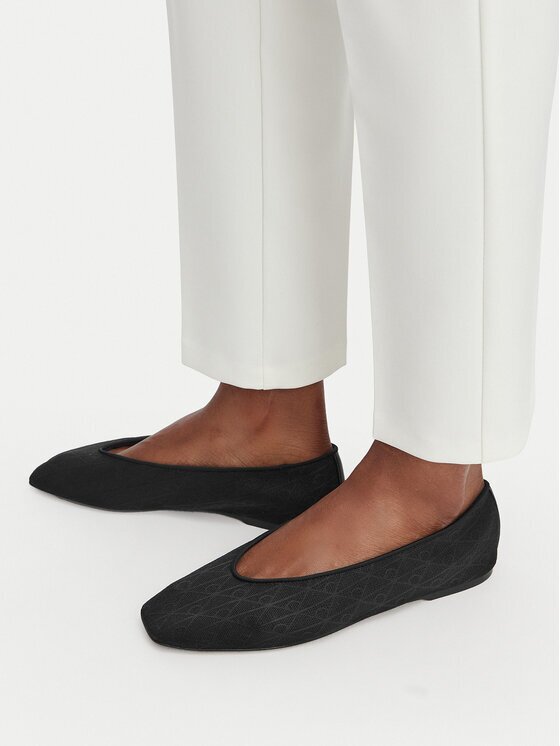 Calvin Klein Balerini Square Ballerina Aop Mesh HW0HW02937