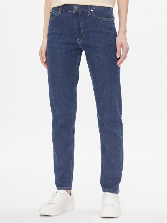 Calvin Klein Blugi Mid Rise Slim - Mid Blue K20K206780 Slim Fit