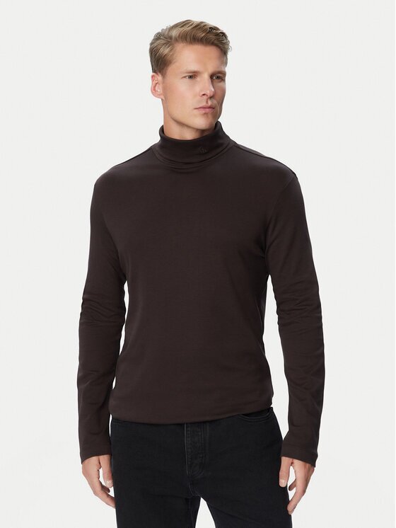 Calvin Klein Bluză cu gât LV04LH215G Regular Fit