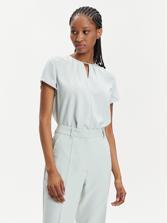 Calvin Klein Bluză K20K207062 Albastru celest Regular Fit