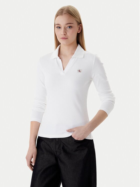 Calvin Klein Bluză Ls Woven Label LV047E203G Slim Fit