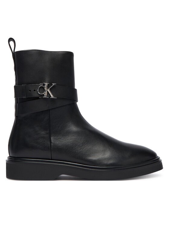 Calvin Klein Botine Ankle Boot W/ Metal Logo HW0HW02663