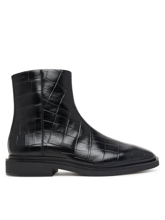 Calvin Klein Botine Square Ankle Boot Zip Croc Lth HW0HW03185