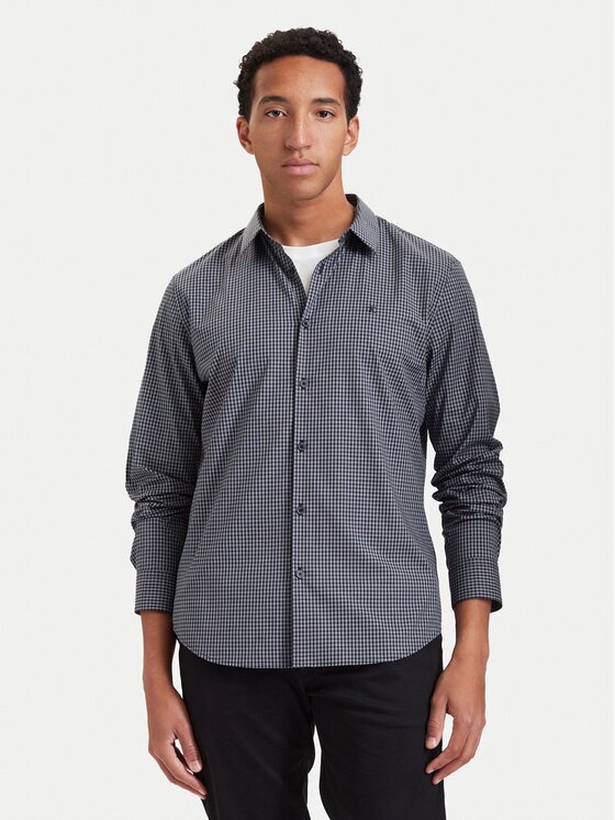 Calvin Klein Cămașă Gingham LV04LH100G Slim Fit