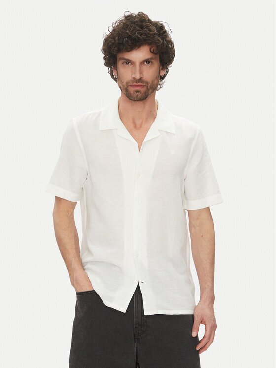 Calvin Klein Cămașă K10K114197 Écru Regular Fit