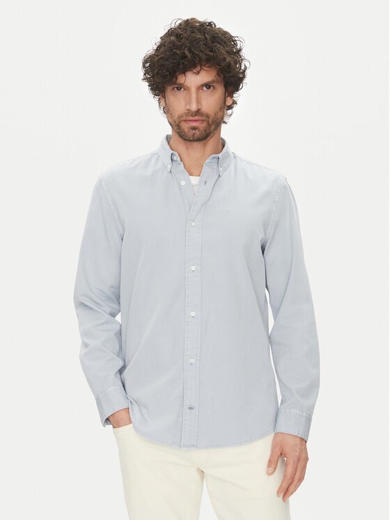 Calvin Klein Cămașă K10K114200 Albastru celest Comfort Fit
