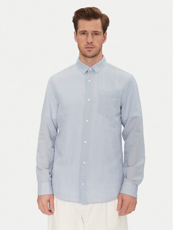 Calvin Klein Cămașă K10K114488 Albastru celest Regular Fit