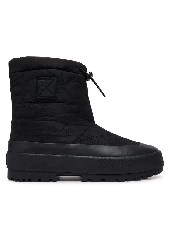 Calvin Klein Cizme de zăpadă Vulc Flatform Snowboot Nyl Aop HW0HW03437
