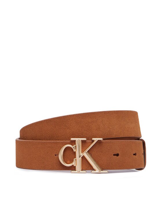 Calvin Klein Curea de Damă Round Ck Buckle Suede LV04F7144G