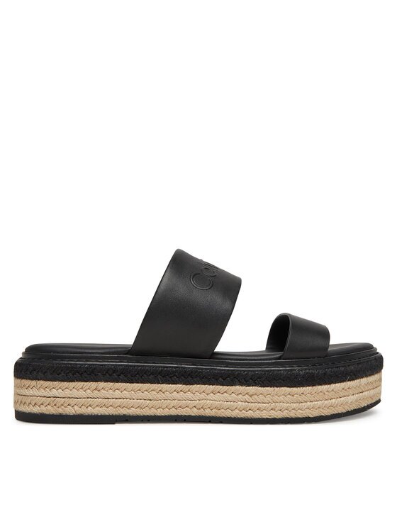 Calvin Klein Espadrile Flatform Wedge Slide - He HW0HW02374