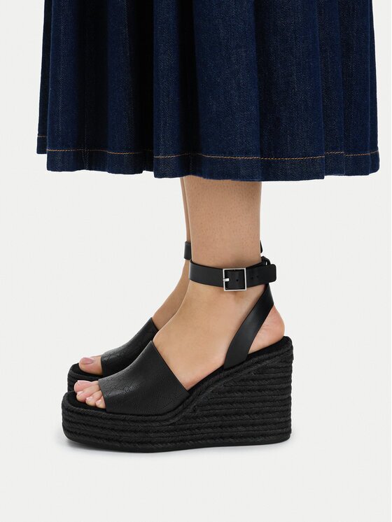 Calvin Klein Espadrile Wedge Espad 70 Aop Lth HW0HW03138
