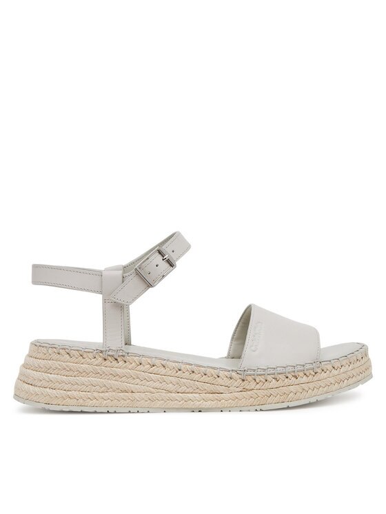 Calvin Klein Espadrile Wedge Rope Sandal Lth HW0HW02546