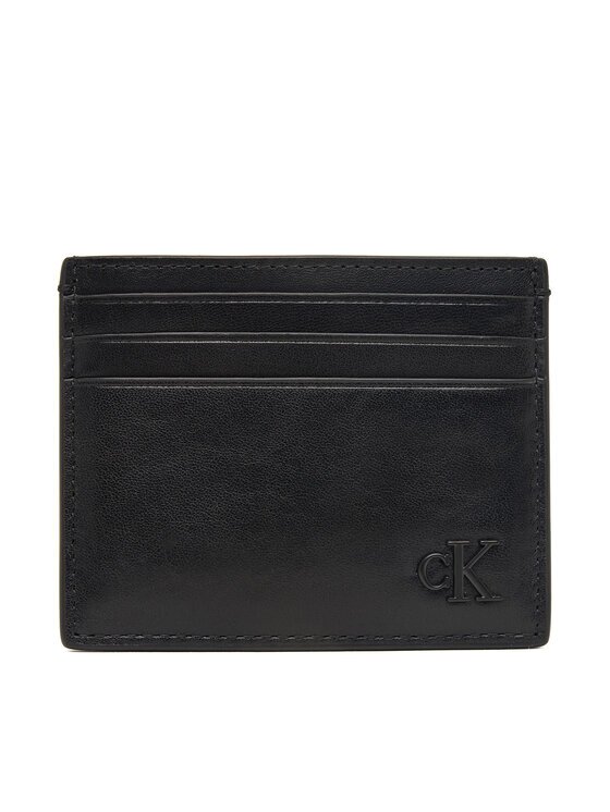 Calvin Klein Etui pentru carduri Bold Ck Suede Cardholder LV04D1363G