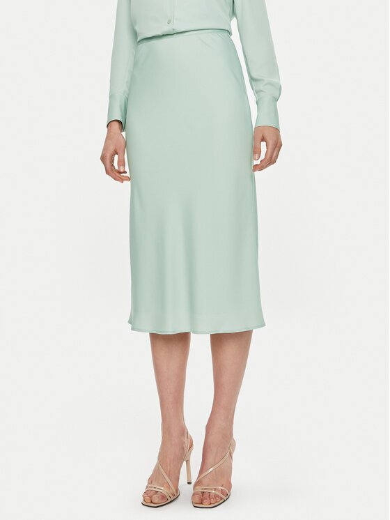 Calvin Klein Fustă midi Bias K20K203514 Regular Fit