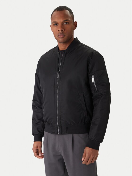 Calvin Klein Geacă bomber Hero K10K109907 Relaxed Fit
