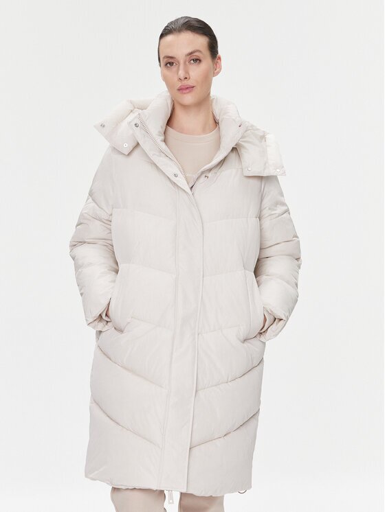 Calvin Klein Geacă de iarnă Modern K20K205948 Écru Relaxed Fit