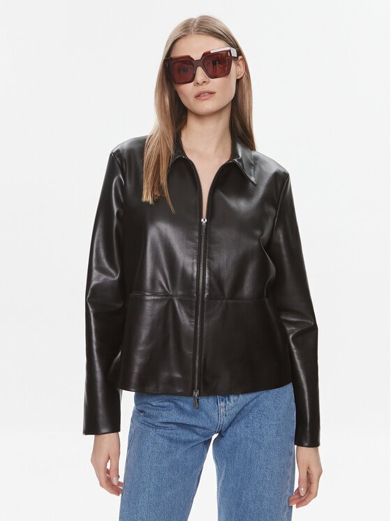 Calvin Klein Geacă din imitație de piele K20K206311 Relaxed Fit