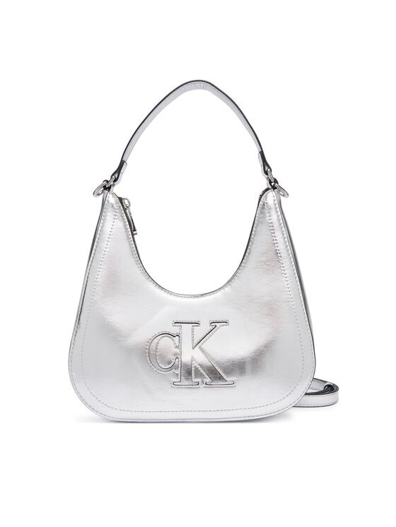Calvin Klein Geantă Bold Ck Outline Mtl Shoulder Bag LV04F3897G