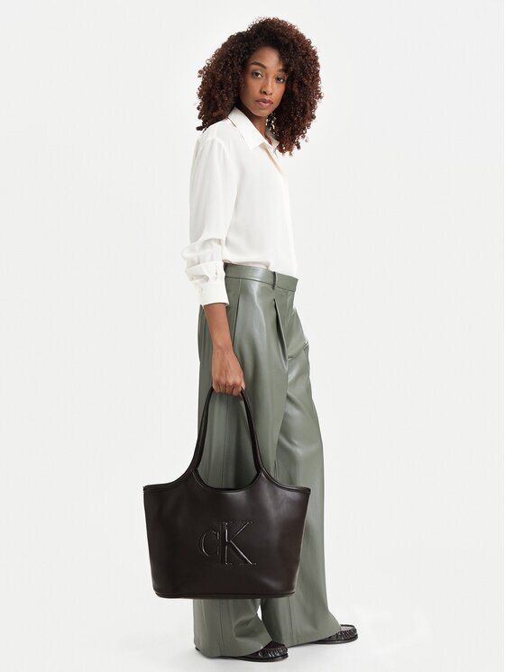 Calvin Klein Geantă Bold Ck Shopper LV04F3562G