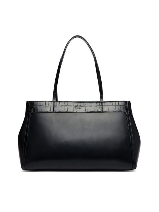 Calvin Klein Geantă Ck Croc Snap Large Tote LV04F3904G