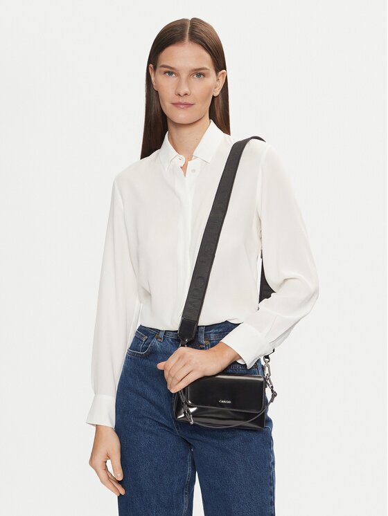 Calvin Klein Geantă Ck Must Dbl Strap Mini Bag_Shiny K60K612772