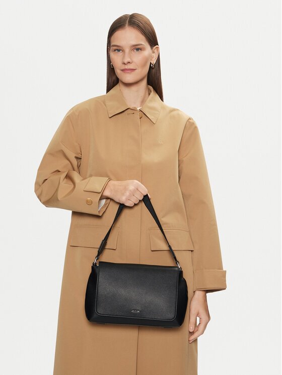 Calvin Klein Geantă Ck Must Top Handle Bag_Caviar K60K613085