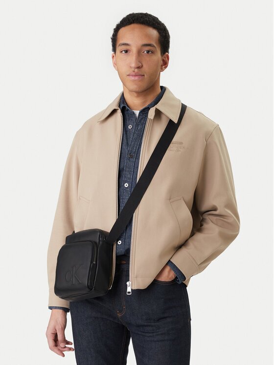 Calvin Klein Geantă crossover Bold Ck Pocket Reporter LV04D3368G