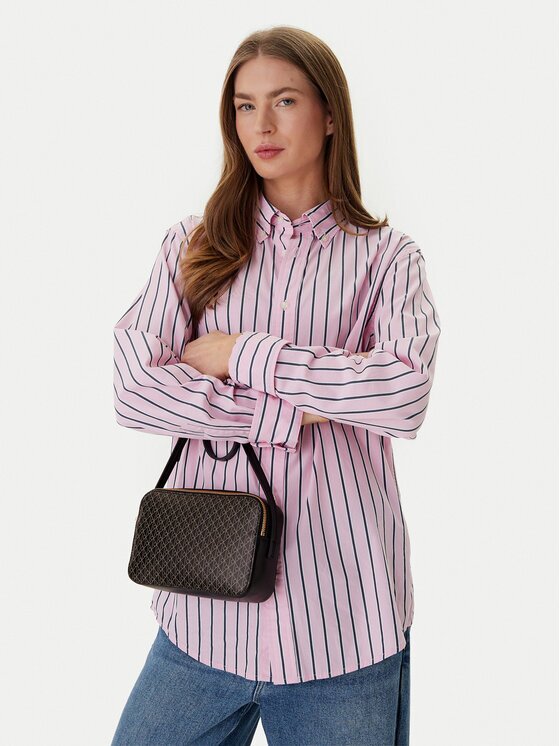 Calvin Klein Geantă Emblem Aop Elongated Camera Bag LV04F3268G