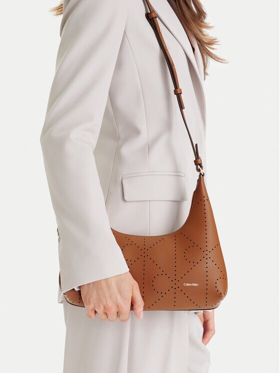 Calvin Klein Geantă Emblem Aop Perfor Lthr Bag LV04F3367G