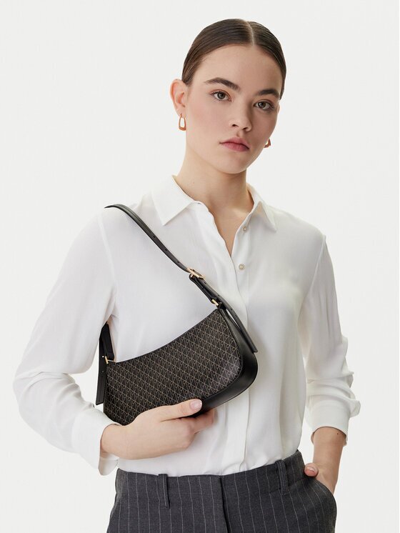 Calvin Klein Geantă Emblem Aop Small Shoulder Bag LV04F3324G