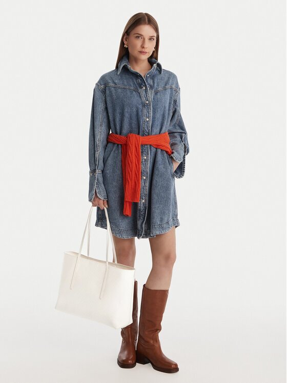Calvin Klein Geantă Emblem Aop Tote W/ Pouch LV04F3266G