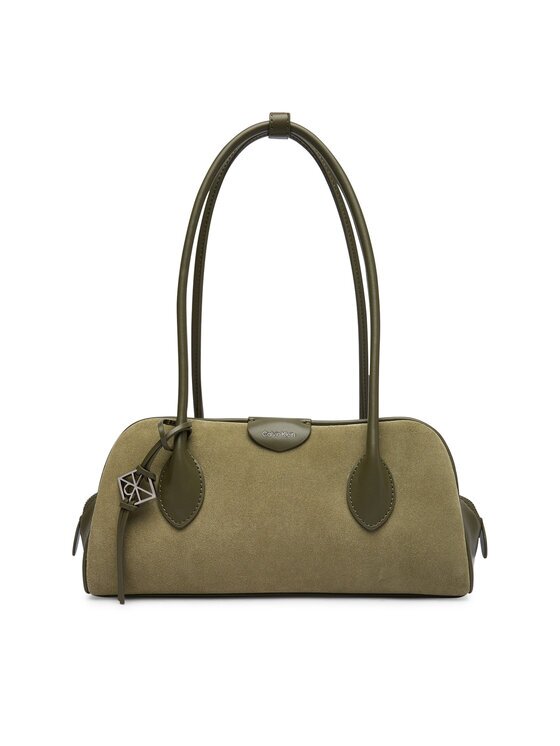 Calvin Klein Geantă Emblem Trio Suede Shoulder Bag LV04F3888G