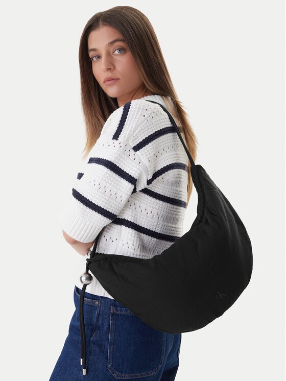 Calvin Klein Geantă Nylon Cord Small Hobo Bag LV04F3382G