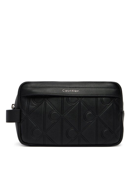 Calvin Klein Geantă pentru cosmetice Xl Emblem Aop Embo?Ss Dopp Kit LV04D1179G