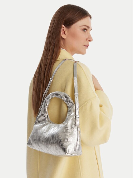 Calvin Klein Geantă Puffy Aop Mini Bag With Strap LV04F3444G