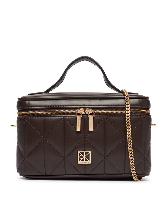 Calvin Klein Geantă Quilted Beauty Case On Chain LV04F1123G