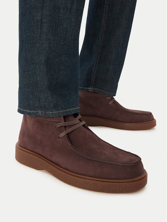 Calvin Klein Ghete Text Rubber Apron Boot Nu HM0HM02256