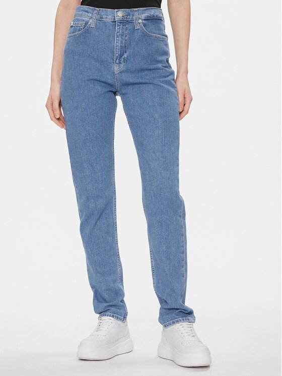 Calvin Klein Jeans Blugi Authentic Slim Straight J20J222749 Straight Leg