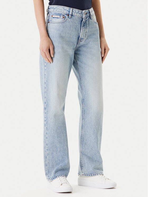 Calvin Klein Jeans Blugi Signature 90s LV147C700G Straight Fit