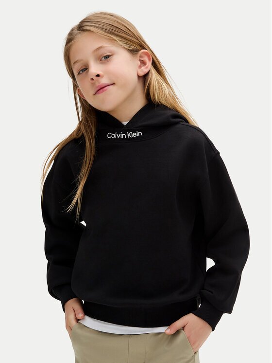 Calvin Klein Jeans Bluză Embro Logo IB0IB02525 D Relaxed Fit