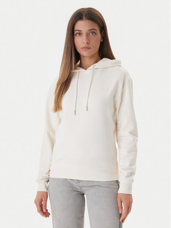 Calvin Klein Jeans Bluză LV047C224G Écru Boxy Fit