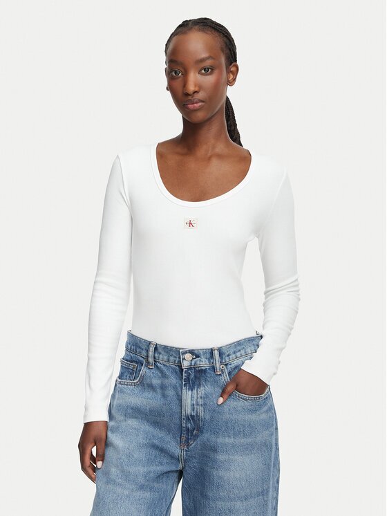 Calvin Klein Jeans Bluză LV047D218G Slim Fit