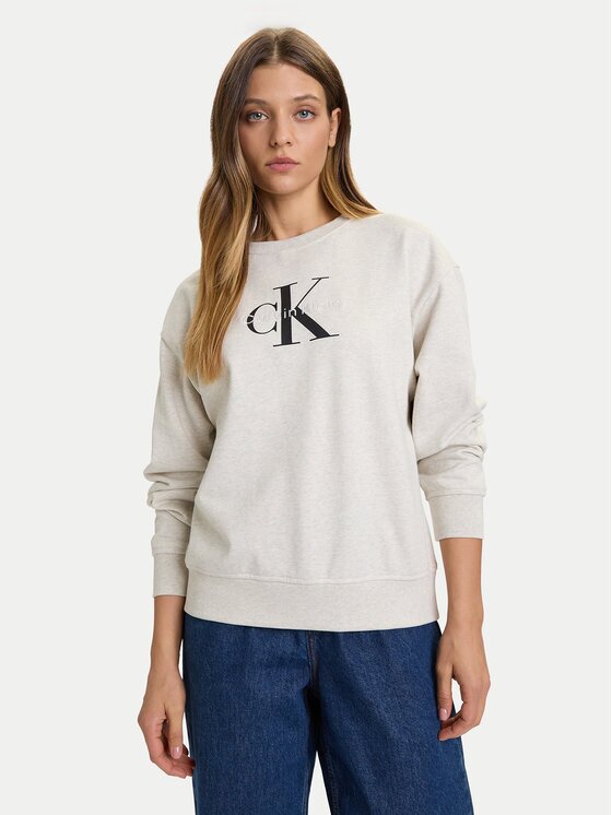 Calvin Klein Jeans Bluză Monologo LV047B234G Relaxed Fit