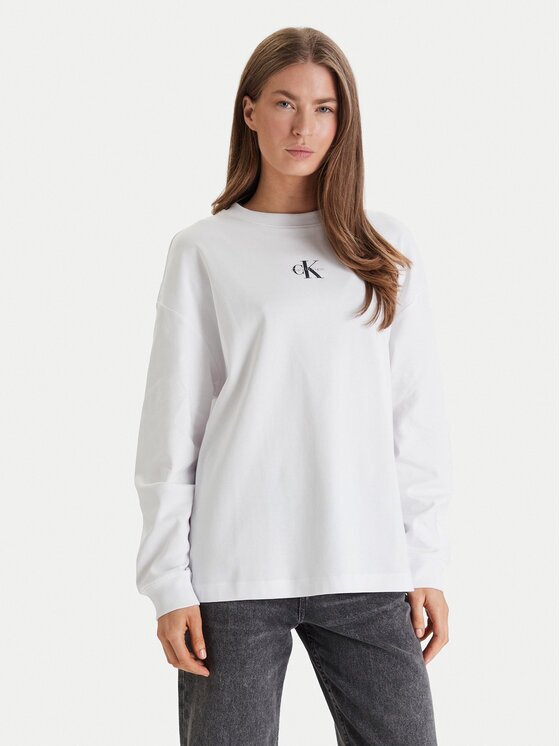 Calvin Klein Jeans Bluză Monologo LV047E211G Oversize